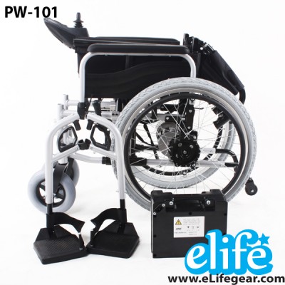 PW-101 รถเข็นนั่งไฟฟ้า สำหรับคนแก่ คนป่วย คนพิการ