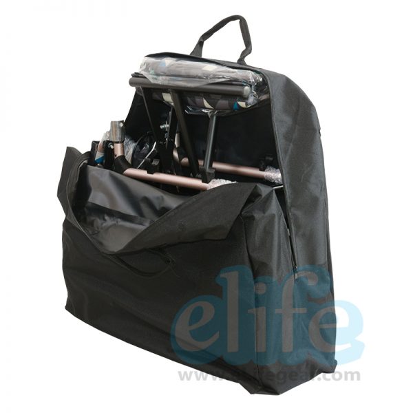 EW-11 เก้าอี้รถเข็นอลูมิเนียม 6.7Kg พับได้ (แถมกระเป๋า) - Image 5