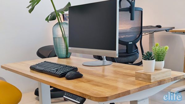 Raise3 Ergo Desk สั่งตัด ไม้แท้ | โต๊ะทำงานปรับไฟฟ้าเพื่อสุขภาพ | RealWood - Image 10