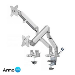 Armo Gas อาร์โม่ แขนจับจอคอมพิวเตอร์ อลูมิเนียม ระบบแก็ส | Monitor Arm