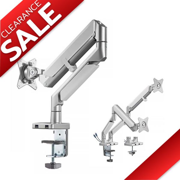 Armo Gas อาร์โม่ แขนจับจอคอมพิวเตอร์ อลูมิเนียม ระบบแก็ส | Monitor Arm
