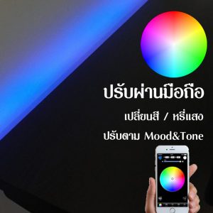 Bluetooth Background Light สำหรับโต๊ะทำงาน ควบคุมผ่าน App