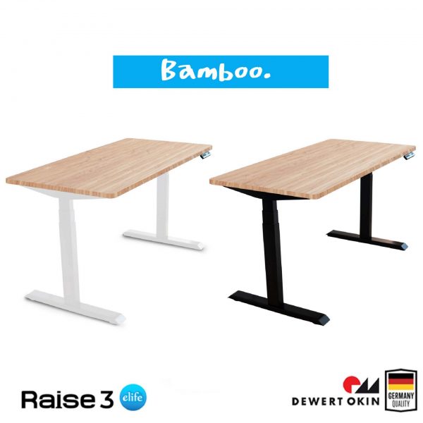 Raise3 Ergo Desk สั่งตัด ไม้แท้ | โต๊ะทำงานปรับไฟฟ้าเพื่อสุขภาพ | RealWood - Image 7