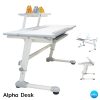 Alpha Desk | โต๊ะปรับระดับเพื่อสุขภาพสำหรับเด็กErgonomics ปรับเอียงระบบไฮดรอลิก มาพร้อมลิ้นชักขนาดใหญ่