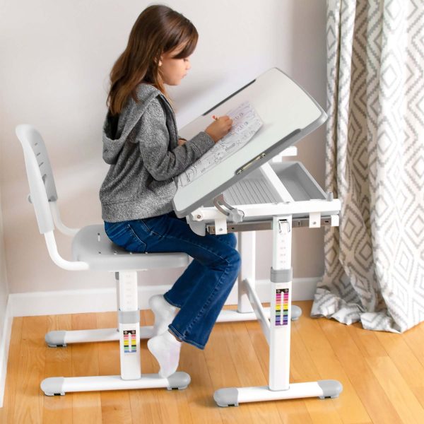Kiddy Study Set | ชุดโต๊ะเพื่อสุขภาพเด็ก ปรับระดับตามหลัก Ergonomics - Image 2