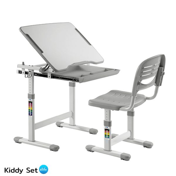 Kiddy Study Set | ชุดโต๊ะเพื่อสุขภาพเด็ก ปรับระดับตามหลัก Ergonomics