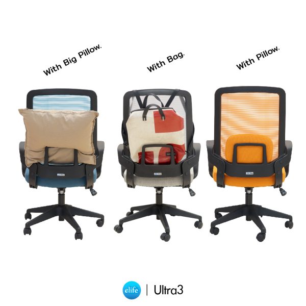 Ultra3 Ergo Chair เก้าอี้ทำงานสุขภาพเสริม Lumbar Protection support ช่วยรองรับแผ่นหลัง - Image 4