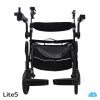 Lite5 | รถวีลแชร์ช่วยเดินแบบไฟฟ้าผู้สูงอายุ ใช้งานได้ 5ระบบ เบาเพียง 16กก. Electric Rollator Wheelchair - Image 4