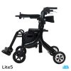 Lite5 | รถวีลแชร์ช่วยเดินแบบไฟฟ้าผู้สูงอายุ ใช้งานได้ 5ระบบ เบาเพียง 16กก. Electric Rollator Wheelchair - Image 6