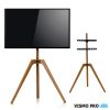VISMO PRO | ขายึดจอทีวี 3ขาไม้บีชพรีเมียม Triple Easel TV Stand
