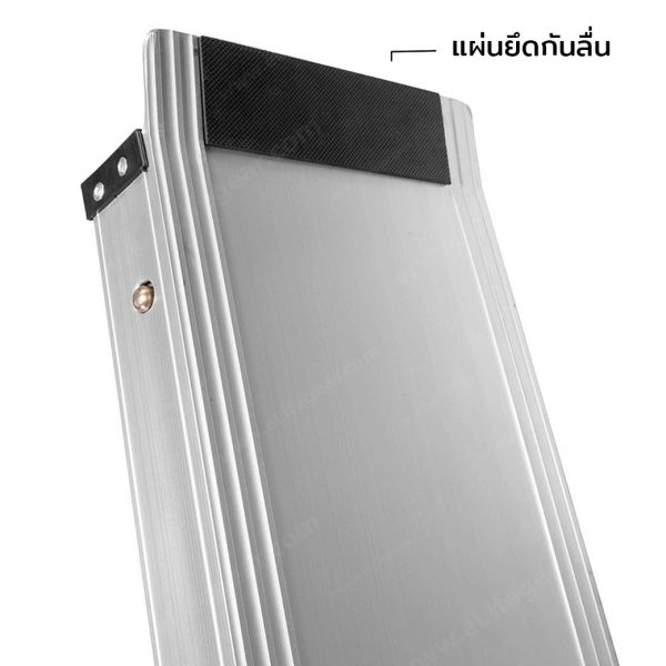 R7 | ทางลาดรถเข็นวีลแชร์cแบบพกพา ขนาด 7ฟุต พับเก็บติดรถ วัสดุอลูมิเนียม | Portable Aluminium Wheelchair Ramp - Image 3