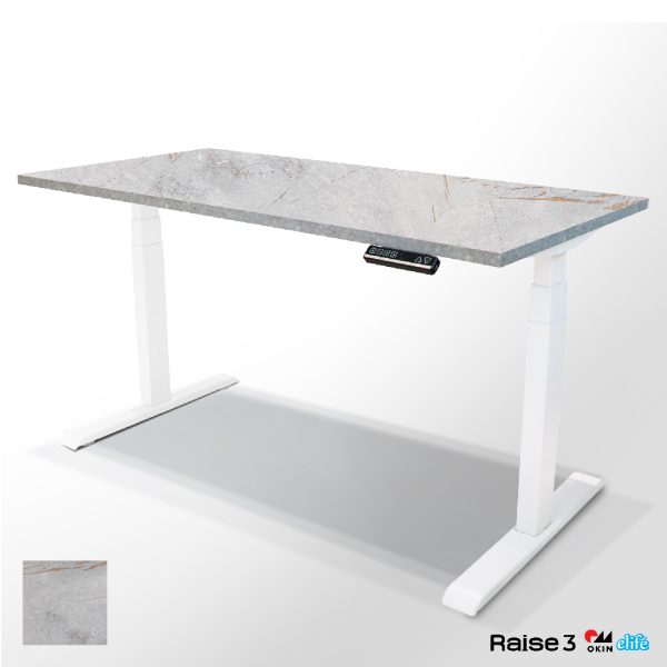 Raise3 Ergo Desk | Real Touch (Limited Edition) โต๊ะทำงานปรับไฟฟ้าเพื่อสุขภาพ | Premium Melamine