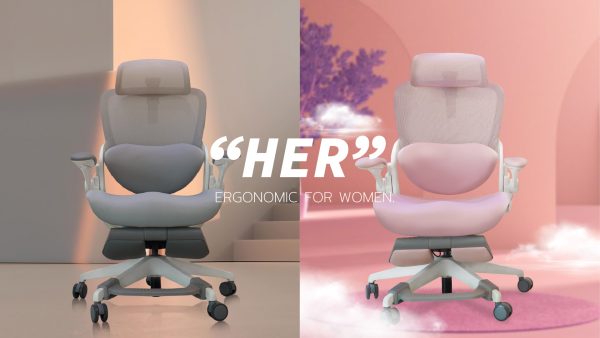 Her7 เก้าอี้Ergonomic สำหรับผู้หญิง Ergonomic Chair For Women (ผู้หญิงชอบ ผู้ชายใช้ดี) - Image 6