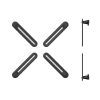 XMO อุปกรณ์เสริมยึดจอคอมพิวเตอร์(สำหรับจอไม่มีรูด้านหลัง) | รองรับจอ 13"-27" - Image 7