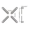 XMO อุปกรณ์เสริมยึดจอคอมพิวเตอร์(สำหรับจอไม่มีรูด้านหลัง) | รองรับจอ 13"-27" - Image 5