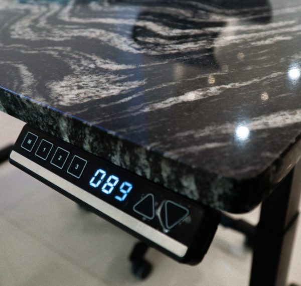 Raise3 Ergo Desk | Marble Collection โต๊ะทำงานปรับไฟฟ้าเพื่อสุขภาพหินแท้ ใช้ในห้องครัว,ทำอาหาร กันน้ำ100% - Image 7