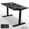 Raise3 Ergo Desk | Marble Collection โต๊ะทำงานปรับไฟฟ้าเพื่อสุขภาพหินแท้ ใช้ในห้องครัว,ทำอาหาร กันน้ำ100%