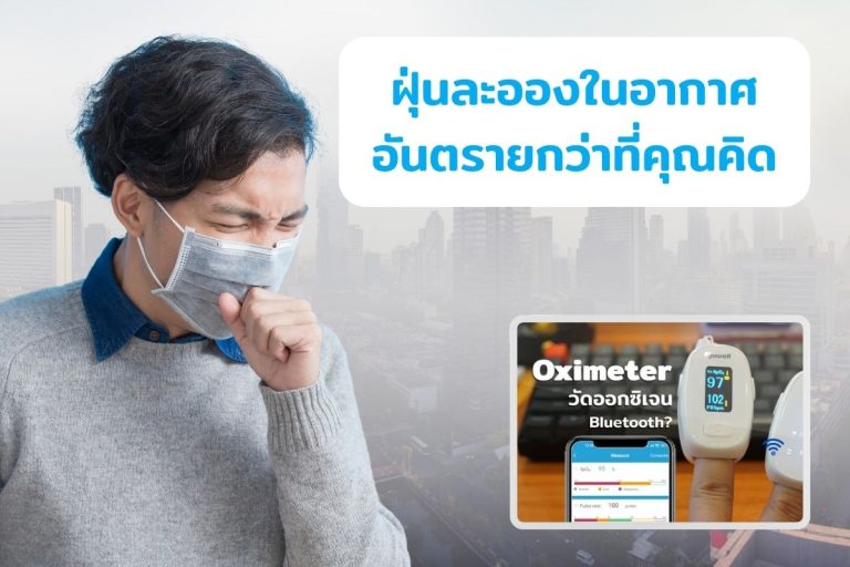 Read more about the article ฝุ่นละอองในอากาศ อันตรายกว่าที่คุณคิด