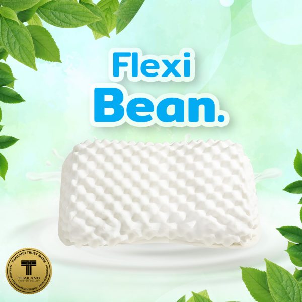 Flexi Bean หมอนยางพาราสำหรับคนนอนดิ้น