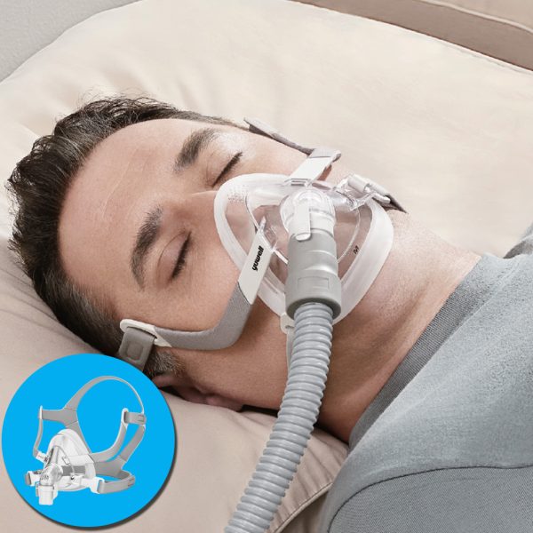 Full Mask สำหรับ CPAP หน้ากากแบบเต็มครอบจมูกและปาก ชนิดเปิดหน้าผาก - Image 6