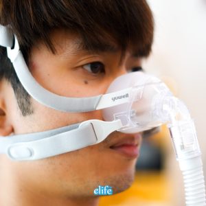 Nasal Mask สำหรับ CPAP หน้ากากแบบครอบจมูก ชนิดเปิดหน้าผาก