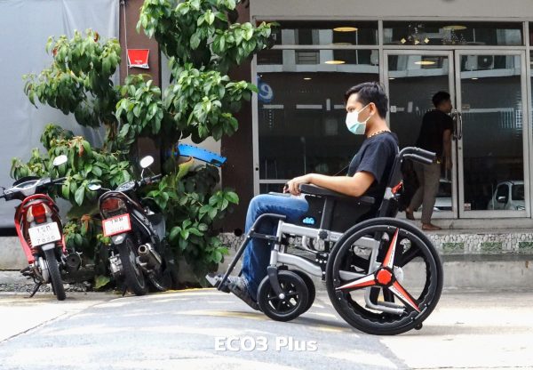 Eco3Plus | รถเข็นไฟฟ้า อึด ถึก ทน ล้อตัน24นิ้ว โครงสร้างเหล็กคาร์บอน - Image 9
