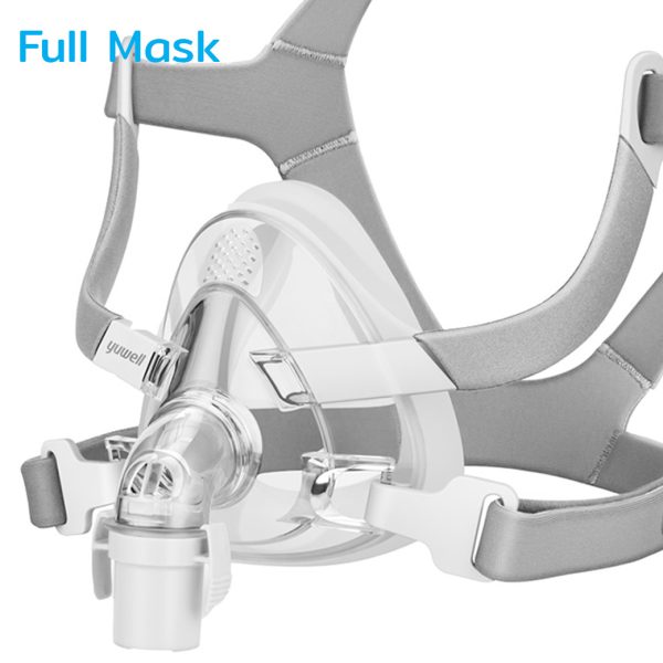 Full Mask สำหรับ CPAP หน้ากากแบบเต็มครอบจมูกและปาก ชนิดเปิดหน้าผาก - Image 3