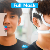 Full Mask สำหรับ CPAP หน้ากากแบบเต็มครอบจมูกและปาก ชนิดเปิดหน้าผาก - Image 4