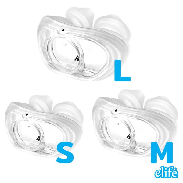 Airfit P10 | Nasal Pillow สำหรับ CPAP หน้ากากแบบรองใต้จมูก สบายสัมผัสร่างกายน้อยสุด - Image 2