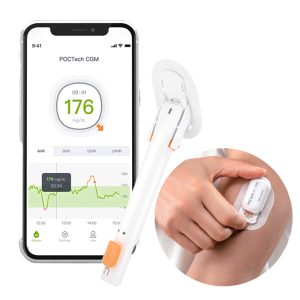 CGM CT10 | ตรวจน้ำตาลอย่างแบบต่อเนื่อง10วัน Bluetooth ติดตั้งได้เอง