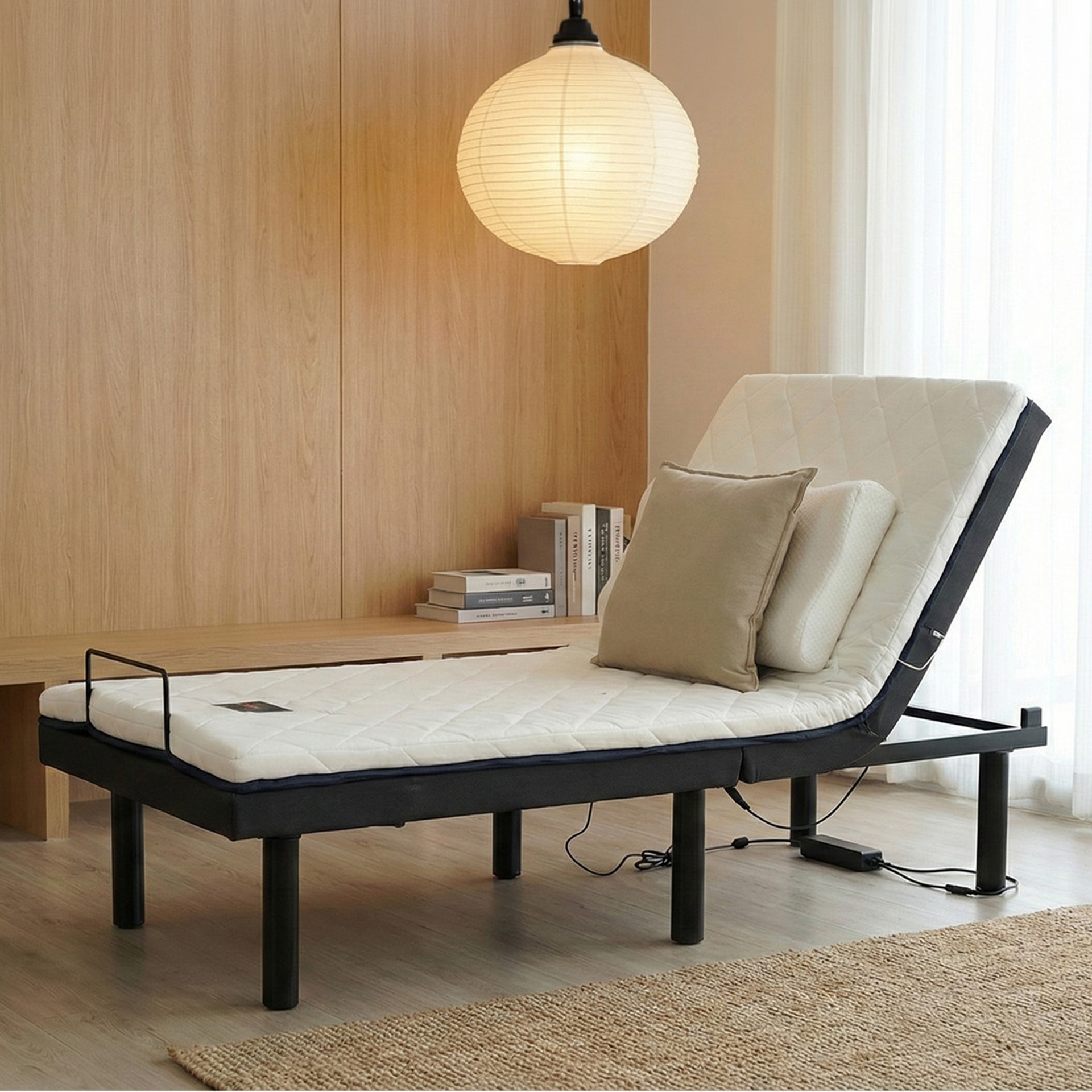 Cozy3 | เตียงไฟฟ้า 3ฟุต 6ฟุต Freedom Adjustable Bed ปรับแยกอิสระ 5ฟังก์ชั่น รีโมทไร้สาย เดี่ยวก็ได้คู่ก็ดี - Image 4