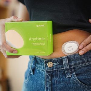 Anytime CT3 | CGM ตรวจน้ำตาลต่อเนื่อง 84วัน (6กล่อง) เพิ่มผู้ติดตามได้ Rechargeable Battery