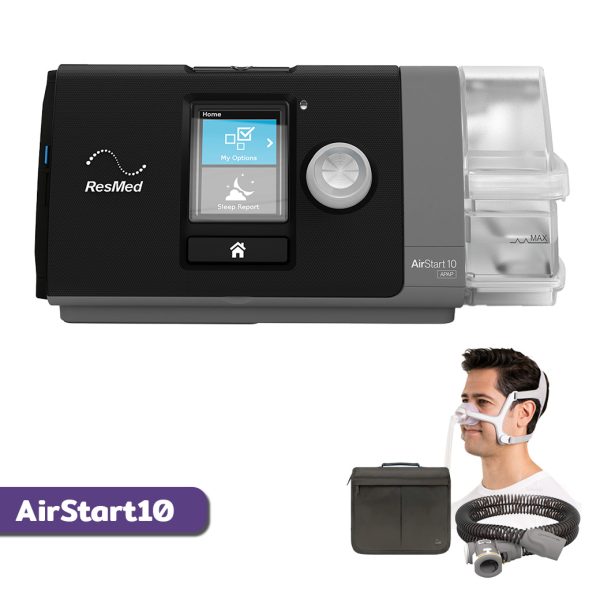 AirStart10 Full Set | CPAP ขนาดพกพามาเซตพร้อมหน้ากาก Nasal Mask (ประกันศูนย์2ปี)