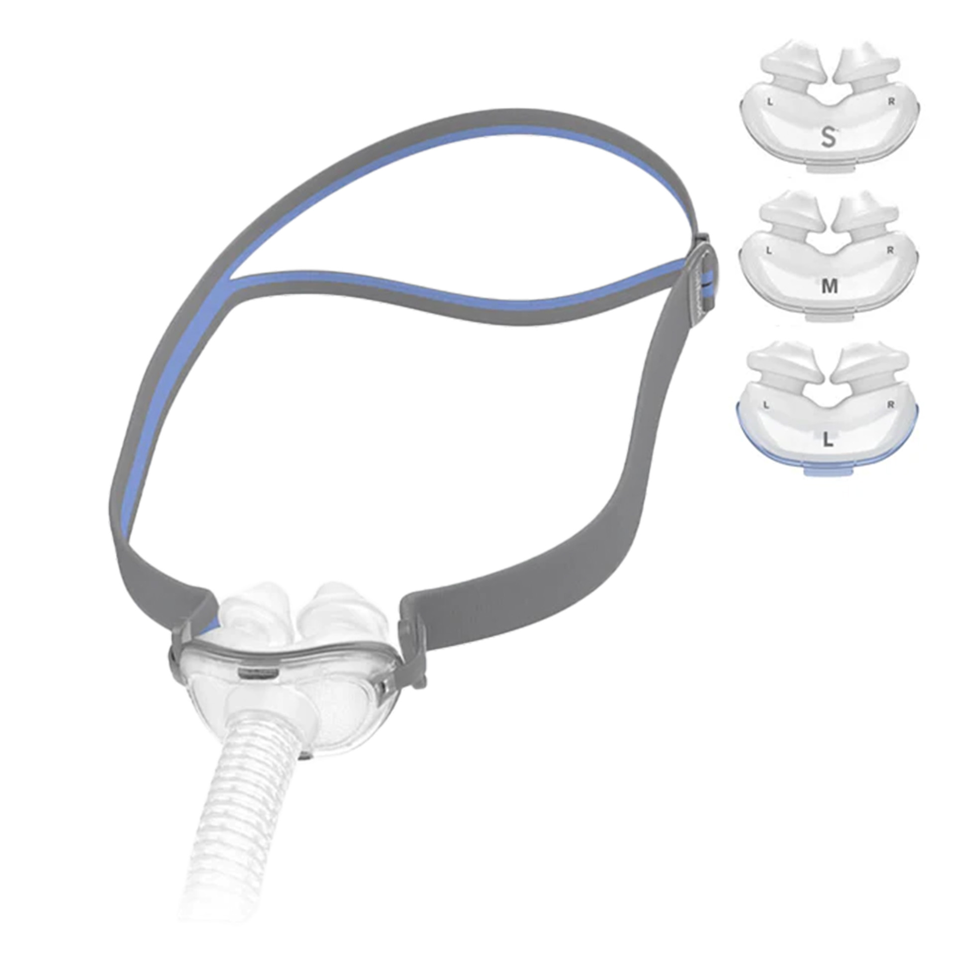 Airfit P10 | Nasal Pillow สำหรับ CPAP หน้ากากแบบรองใต้จมูก สบายสัมผัสร่างกายน้อยสุด