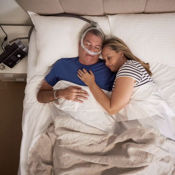 Airfit P30i | Nasal Pillow สำหรับ CPAP หน้ากากแบบรองใต้จมูก ท่ออากาศออกด้านบนศรีษะ - Image 6