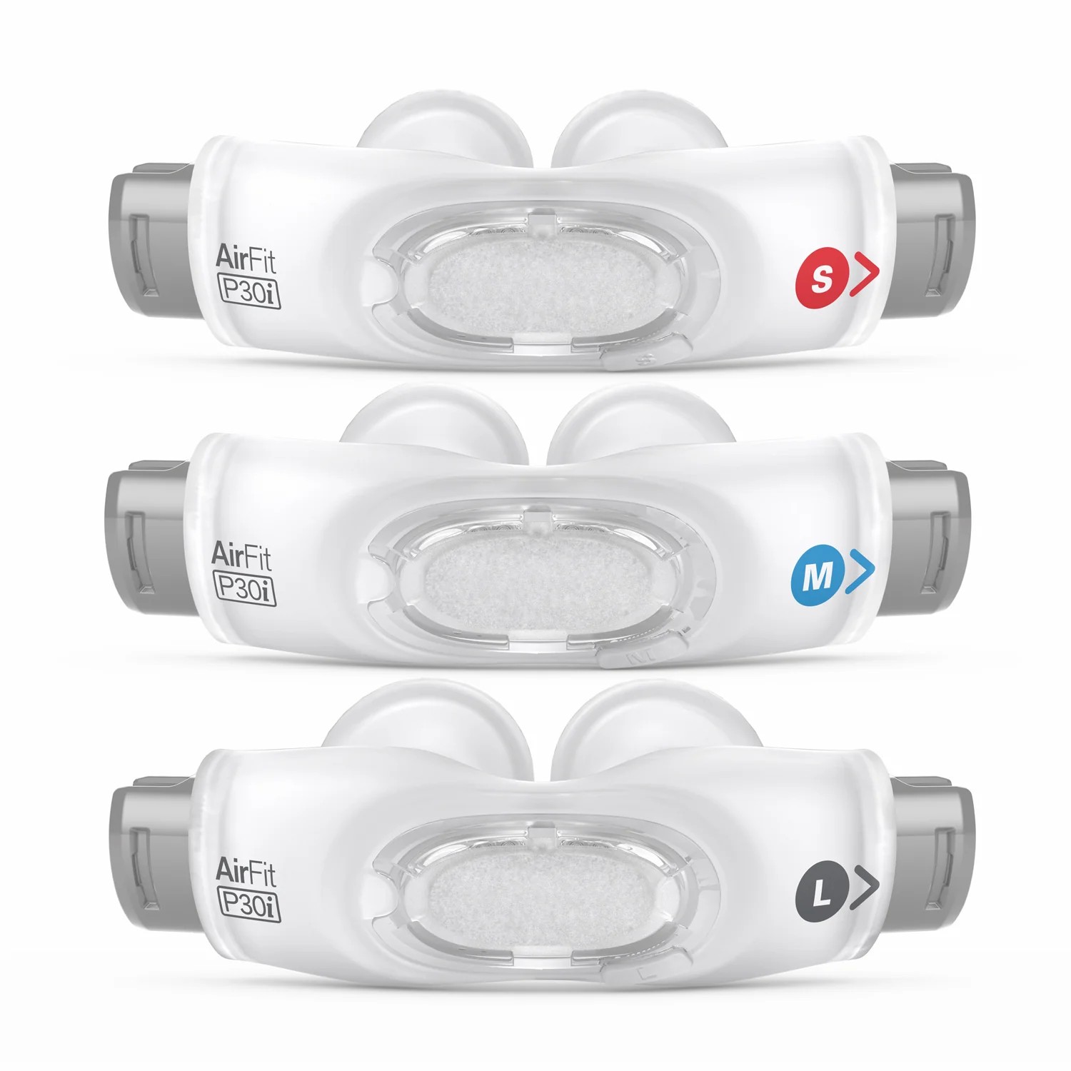 Airfit P30i | Nasal Pillow สำหรับ CPAP หน้ากากแบบรองใต้จมูก ท่ออากาศออกด้านบนศรีษะ - Image 2