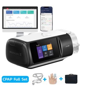 Yuwell YH-680B | CPAP สุดคุ้มเต็มฟังก์ชั่นเชตพร้อม Heated Tube + Wifi/BT + SPO2 + Mask (ประกันศูนย์2ปี)