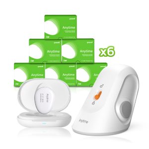 Anytime CT3 | CGM ตรวจน้ำตาลต่อเนื่อง 84วัน (6กล่อง) เพิ่มผู้ติดตามได้ Rechargeable Battery