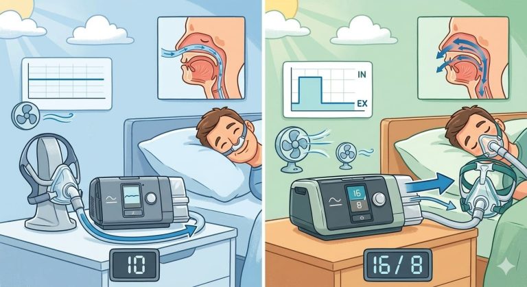 Read more about the article BiPAP ไม่เหมือน CPAP หรอ?