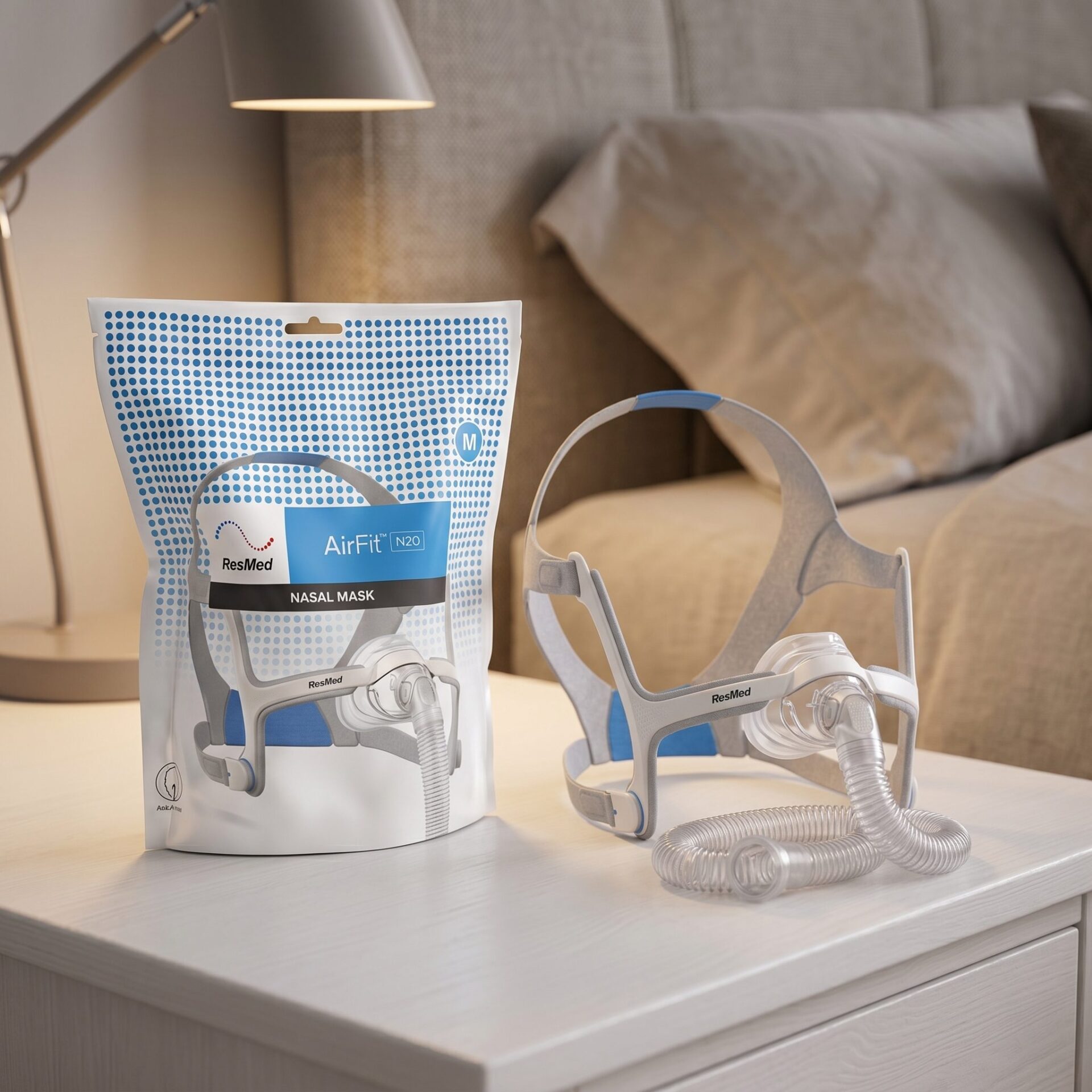 Airfit N20 | Nasal Mask หน้ากาก CPAP แบบครอบจมูก ชนิดเปิดหน้าผาก - Image 4
