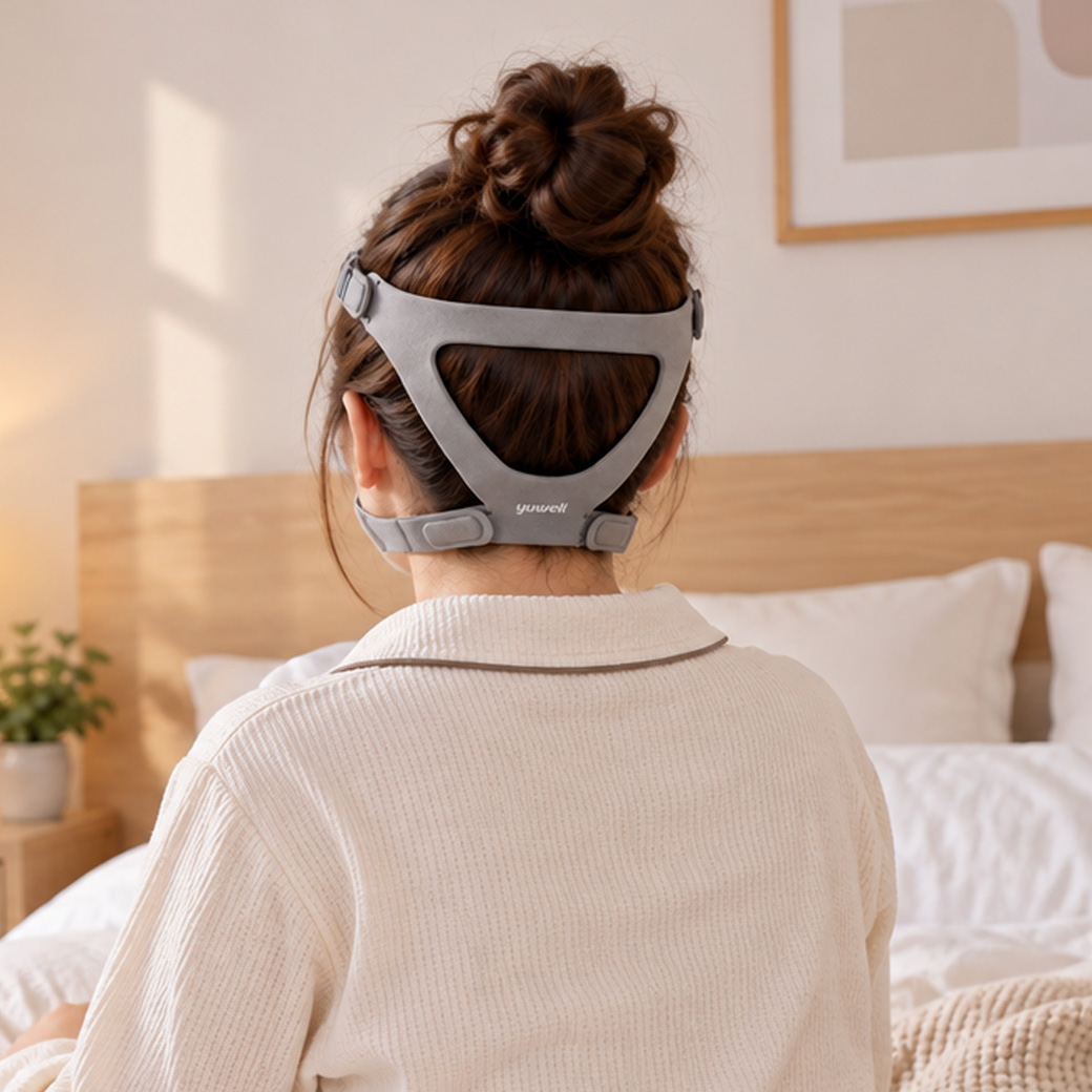 Full Mask YF-01 สำหรับ CPAP หน้ากากแบบเต็มครอบจมูกและปาก ชนิดเปิดหน้าผาก (Copy) - Image 6