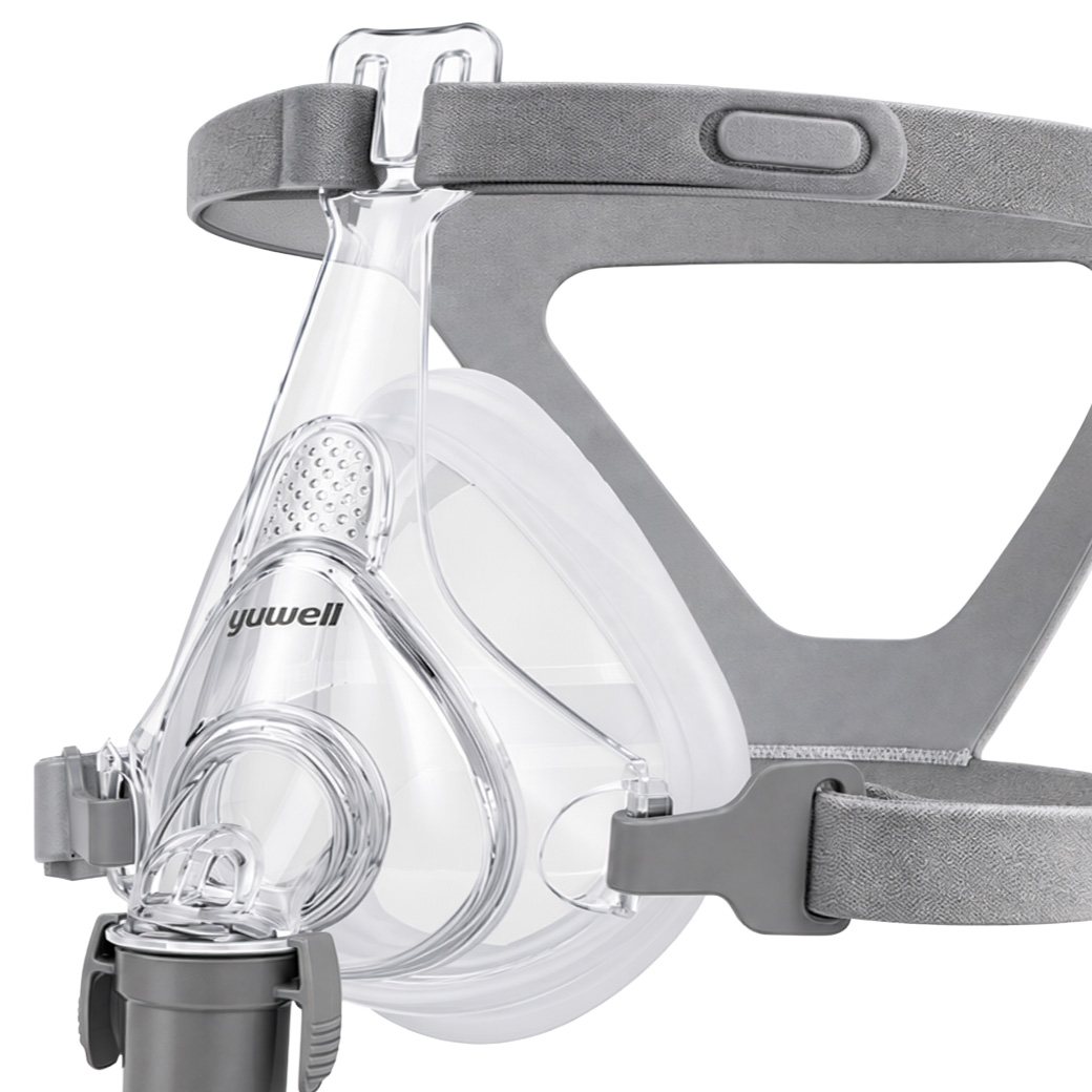 Full Mask YF-01 สำหรับ CPAP หน้ากากแบบเต็มครอบจมูกและปาก ชนิดเปิดหน้าผาก (Copy)