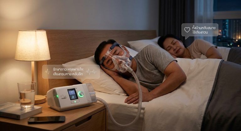 Read more about the article 5Checklist มีอาการนอนกรน เริ่มต้นใช้เครื่อง CPAP ควรเลือกรุ่นไหนดี ?