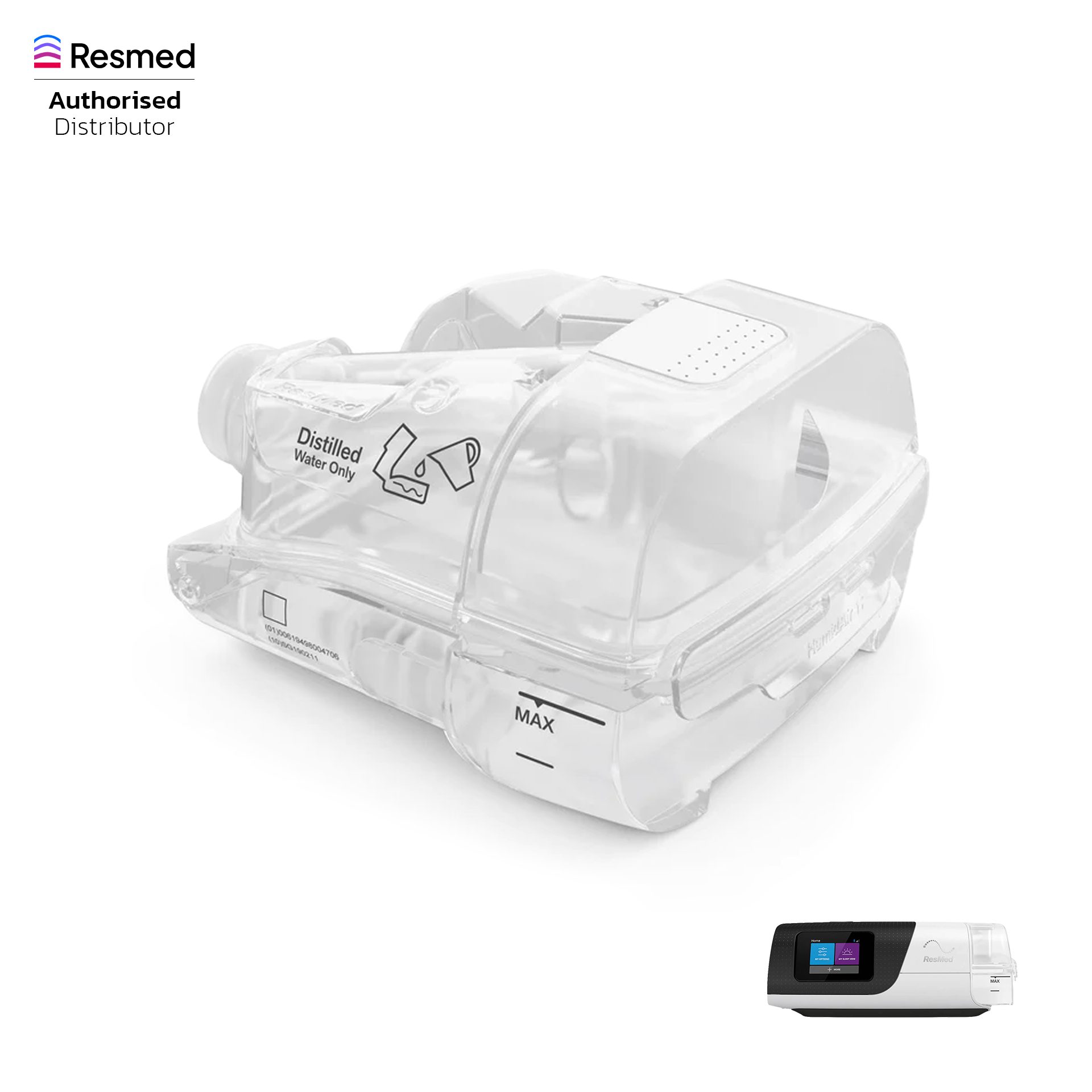 กล่องน้ำ CPAP ResMed HumidAir แท็งค์ทำความชื้น CPAP Resmed Airsense10 / Airsense11 - Image 6