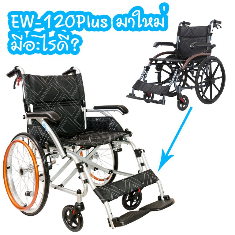 Read more about the article เปิดตัว รถเข็น EW-120Plus ดีขึ้นอย่างไร