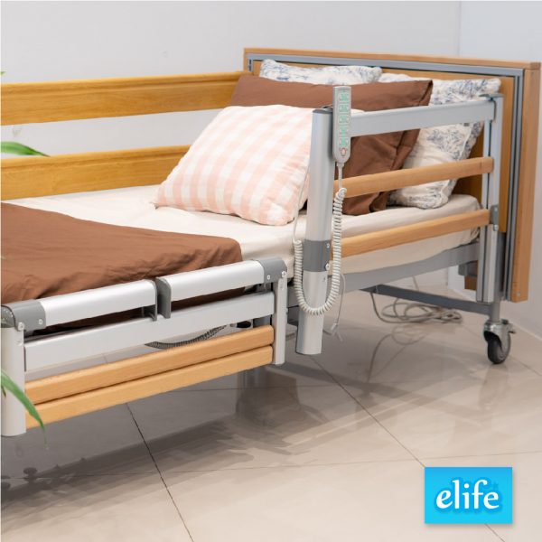 ราวกั้นอลูมิเนียมสำหรับเตียงไฟฟ้า ผู้สูงอายุ ผู้ป่วย Bed rail รุ่น EB-3C