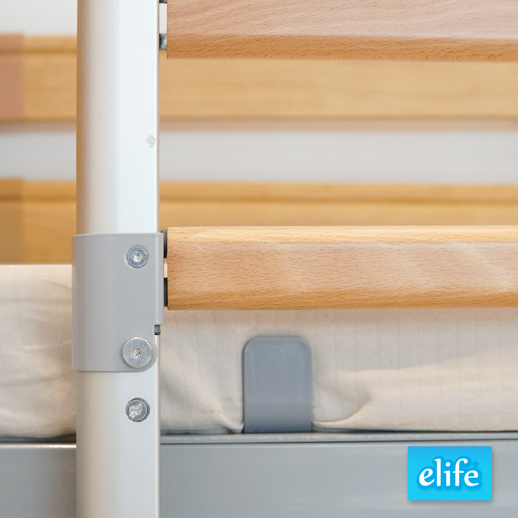 ราวกั้นอลูมิเนียมสำหรับเตียงไฟฟ้า ผู้สูงอายุ ผู้ป่วย Bed rail รุ่น EB-3C